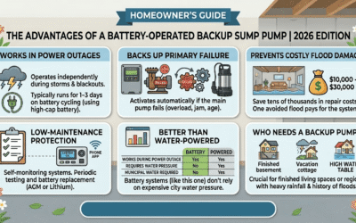 Advantages of Having a Battery-Operated Backup Sump Pump