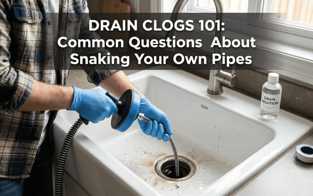 Drain Clogs 101 – Common Questions About Snaking Your Own Pipes